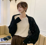 Shrug - Joanna Crochet (Black)