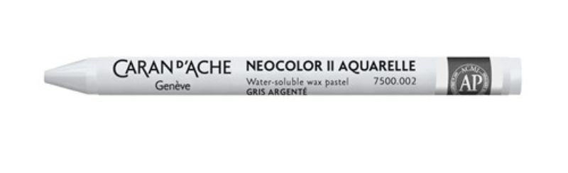 Crayon - Caran D’ache Neocolor Ii Silver Grey - Pack of 10