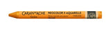 Pack of 10 Caran D’ache Neocolor II orange crayons, vibrant, lightfast, ideal for blending in various art techniques.