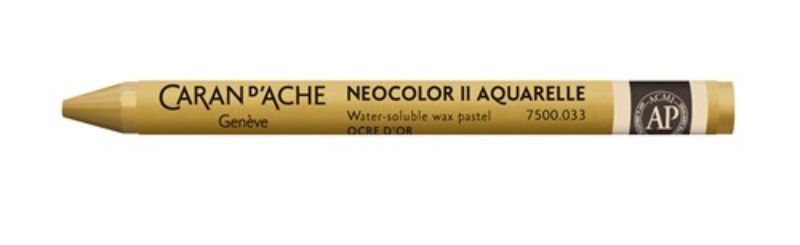 Crayon - Caran D’ache Neocolor Ii Golden Ochre - Pack of 10