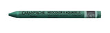 Pack of 10 Caran D’ache Neocolor II Dark Green artist crayons, featuring high pigment and water-soluble versatility.