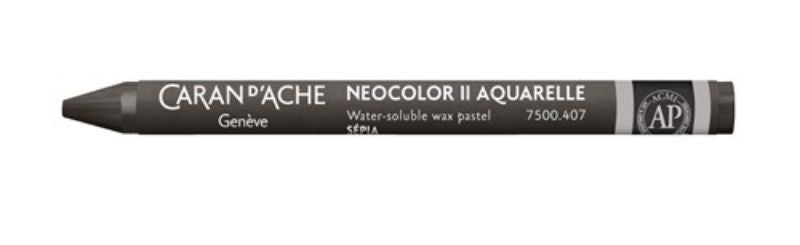 Crayon - Caran D’ache Neocolor Ii Sepia - Pack of 10