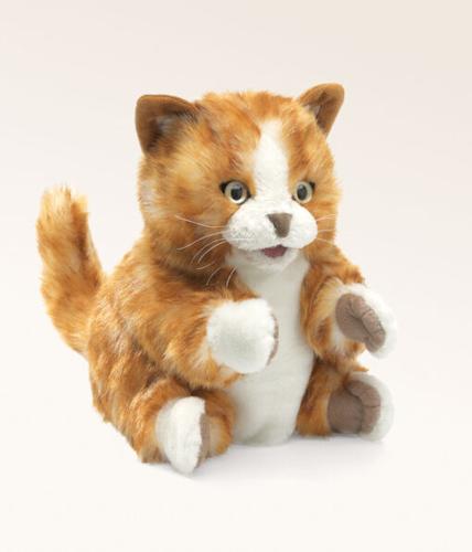 Orange Tabby Kitten Puppet