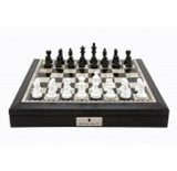 Dal Rossi 16 Chess Set Black and White