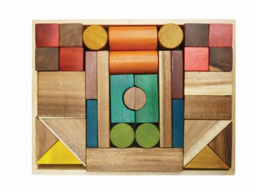 Natural Colour Wooden Blocks