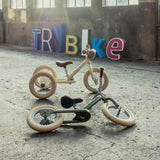 Cream Vintage Trybike, Cream Tyres and Chrome (3 wheel)