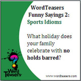 Word Teasers Sports Idioms