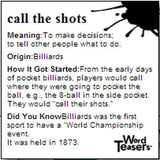 Word Teasers Sports Idioms