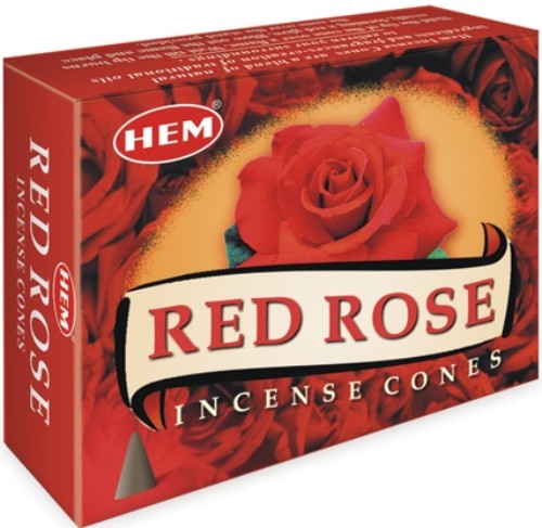 Incense Cones - HEM (Red Rose)