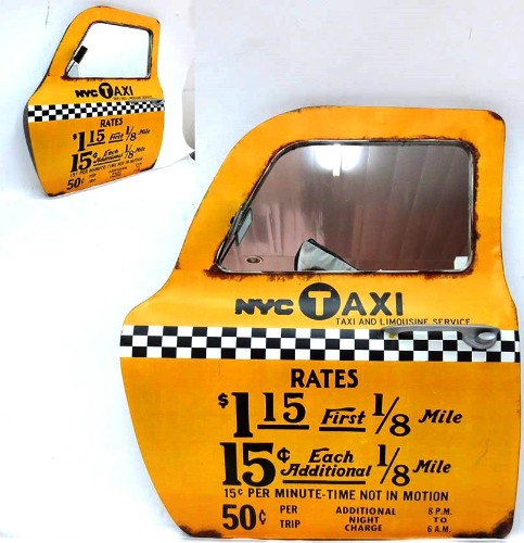 Wall Art - Car Door - NYC Taxi