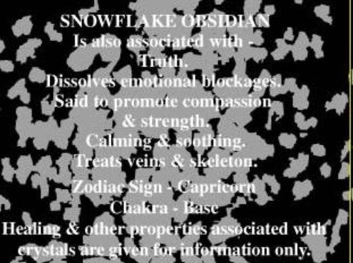 Pendant - Snowflake Obsidian