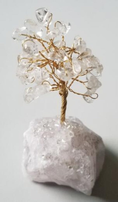 Gemstone Tree Crystal Base Clear Quartz