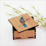 Trinket Box - Filigree Tui (Small)