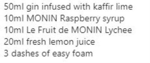 Monin - Puree Lychee - 1L