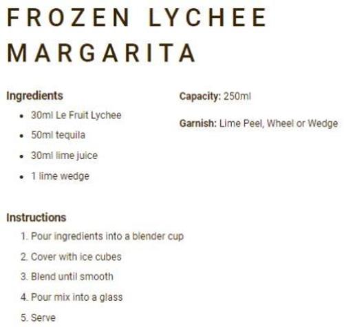 Monin - Puree Lychee - 1L
