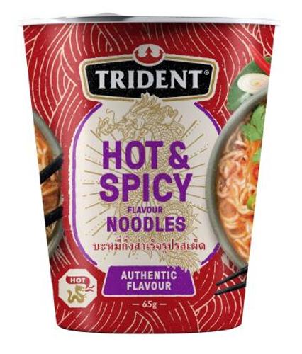 Trident - Noodle Hot & Spicy Cup - 12PC
