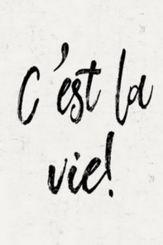 Wall Art on Wooden C’est La Vie 40x60cm
