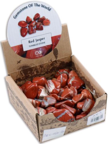 Tumbled Stone Red Jasper 0.5kg (Box)
