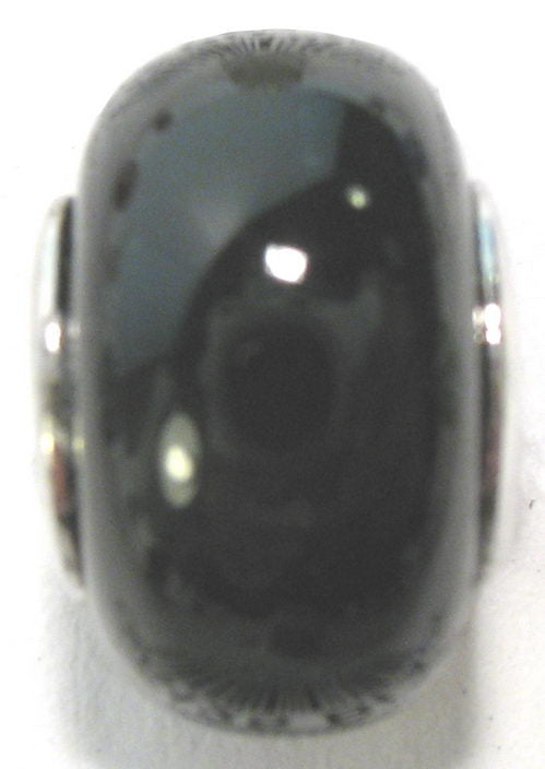 Bead - Plain Black 4 Pcs/Bag - Black