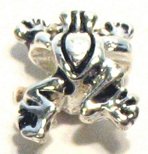 Frog Metal Bead 8pcs
