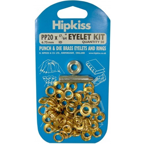 Eyelet Kit Hipkiss With Die & Punchpp28  1/2