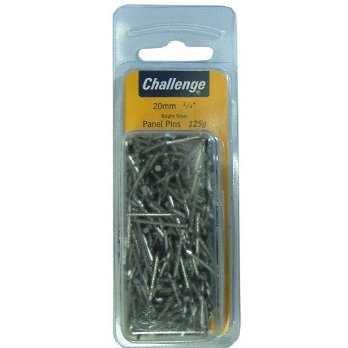 Premium 13mm panel pins in a 100g pack, ideal for precise woodworking and crafts with a zinc plated finish.