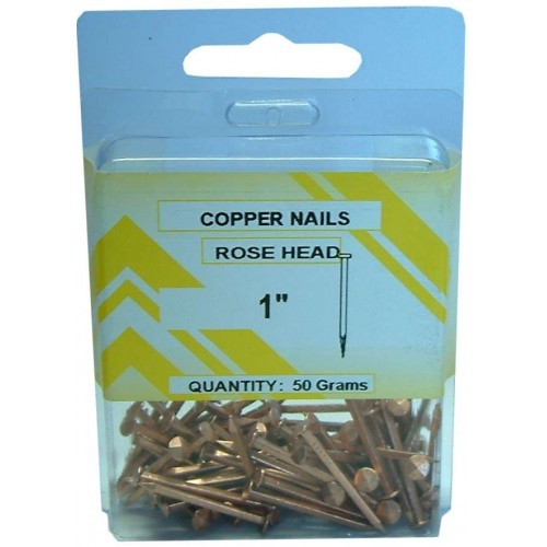 Copper Boat Nails 50gm 50mm / 2"  - 50 Grams