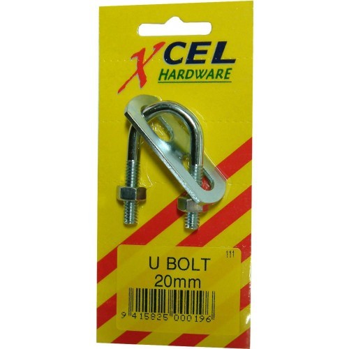 Bolts "U" Zinc  25mm (1)