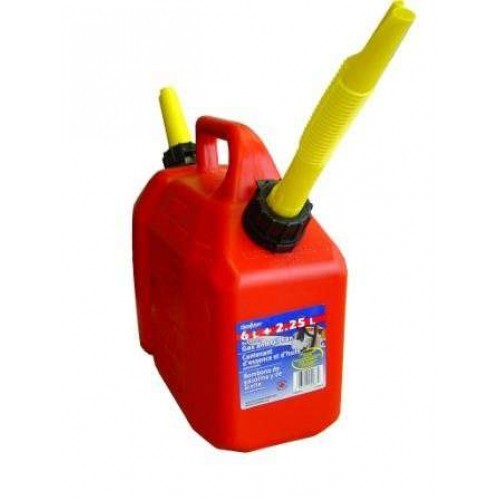 Container - Petrol/Oil Plastic/Pour6l/2.25l Oil