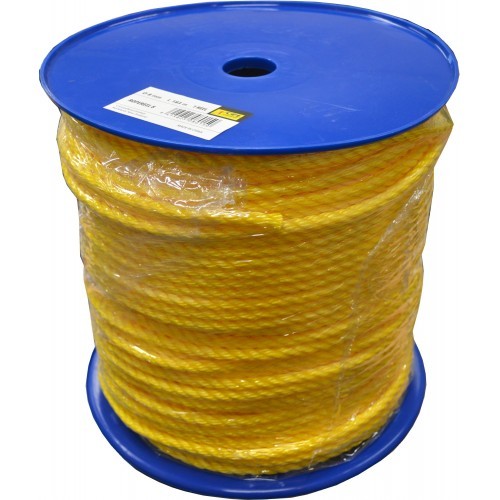 Rope Polyprop 10mm X183m On Reel   Xcel Yellow