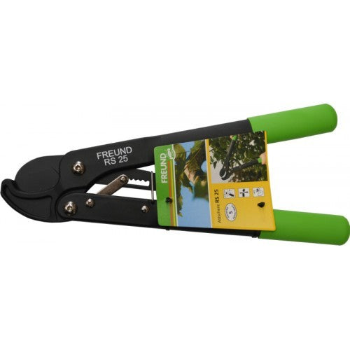 Lopp Shear Freund RS25 Ratcheting Lopping Shear with 32mm capacity, ideal for effortless pruning and trimming in the garden.