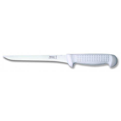 20cm stainless steel fish filleting knife with ergonomic handle for precise cuts and easy handling.