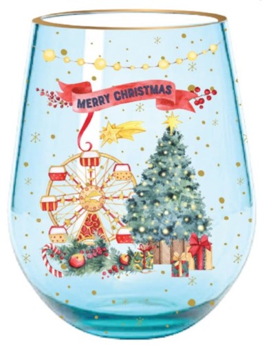 Stemless Glass - Christmas Market