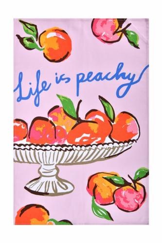 Ulster Weavers Summer Fruits Peach Cotton Tea Towel