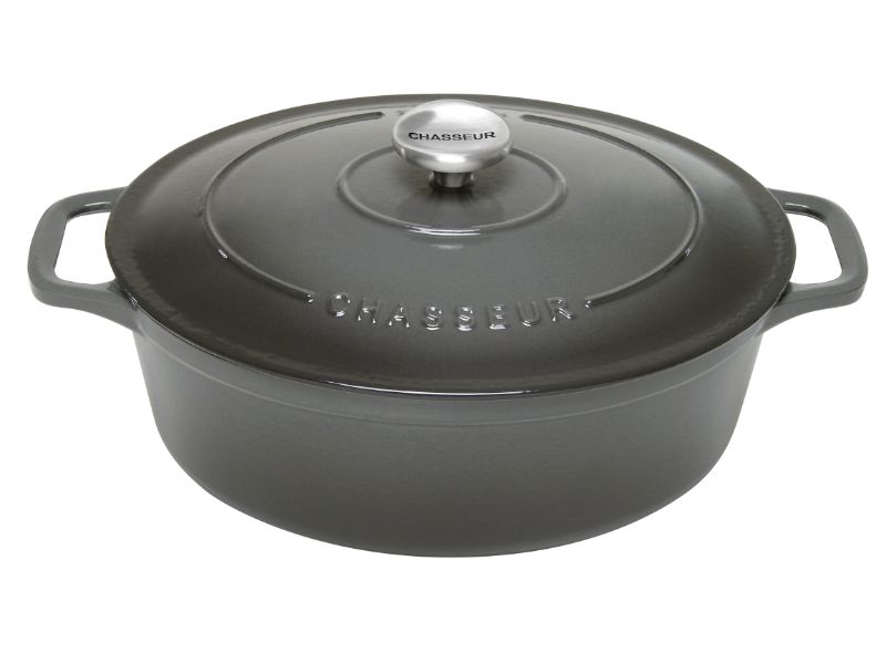 Oval French Oven - Chasseur 27cm/4lt (Caviar)
