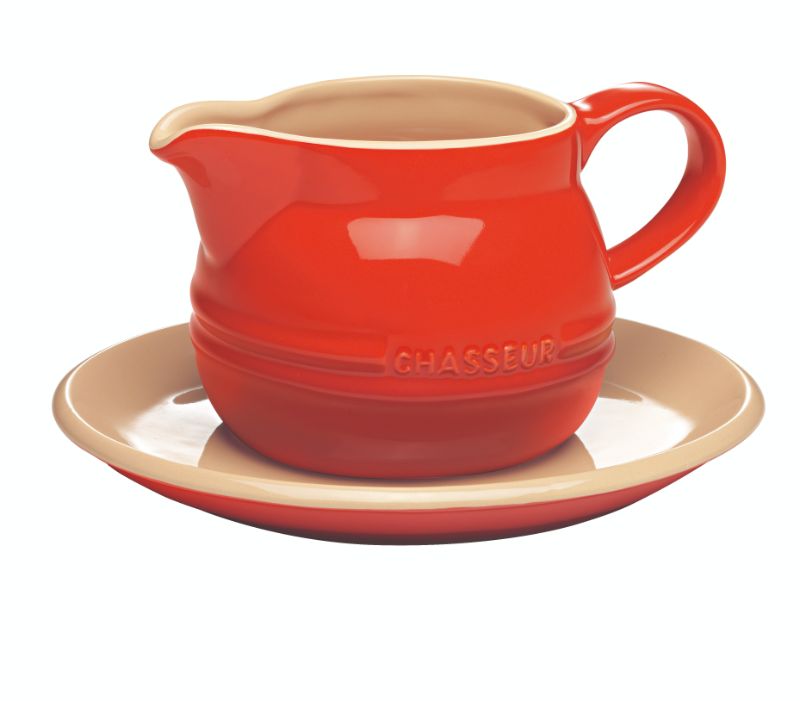 Gravy Boat and Saucer - Chasseur La Cuissn 450ml (Red)
