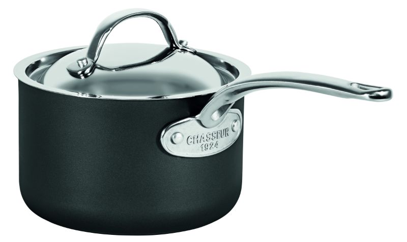 Hard Anodised Saucepan with Lid - Chasseur (16cm)