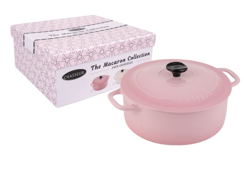 Casserole - Chasseur Macaron Collection 24cm (Cherry Blossom)