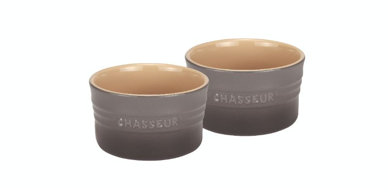 Ramekins - Chasseur La Cuisson 250ml Set 2 (Caviar and Grey)