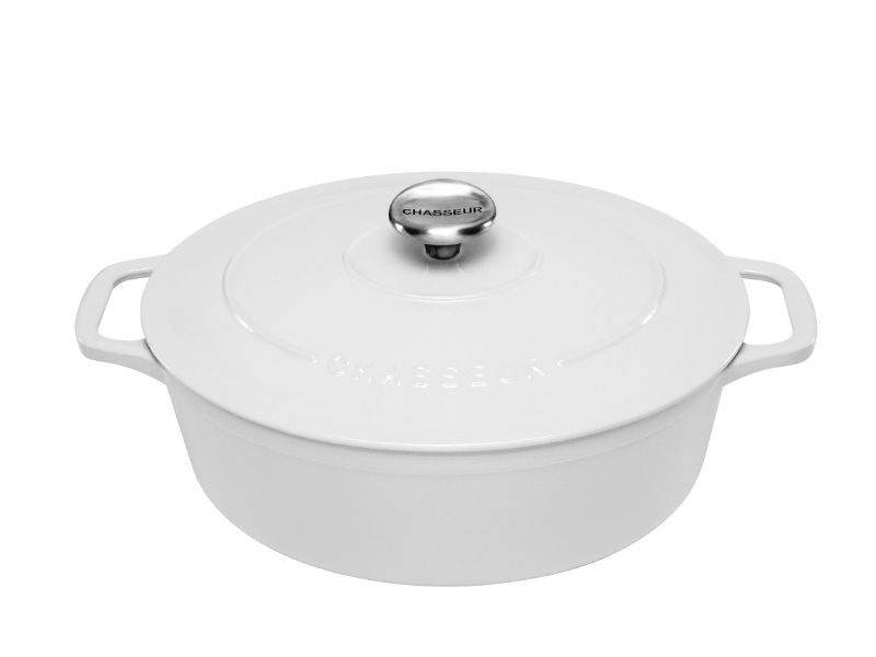 Oval French Oven - Chasseur 27cm/3.6L (Brillant White)