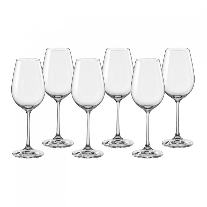 Red Wine Glasses - Bohemia Viola 250ml (Set of 6)