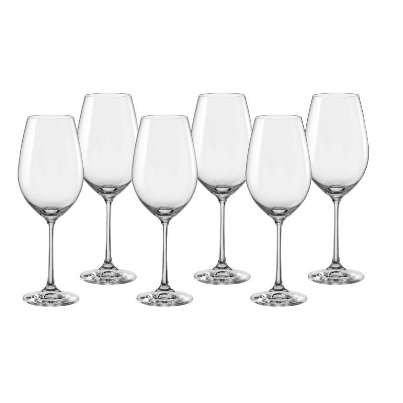 Red Wine Glasses  - Bohemia Viola 350ml (Set of 6)