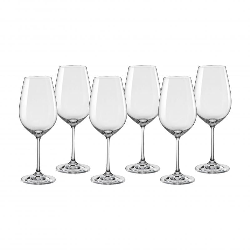 Red Wine Glasses - Bohemia Viola 450ml (Set of 6)