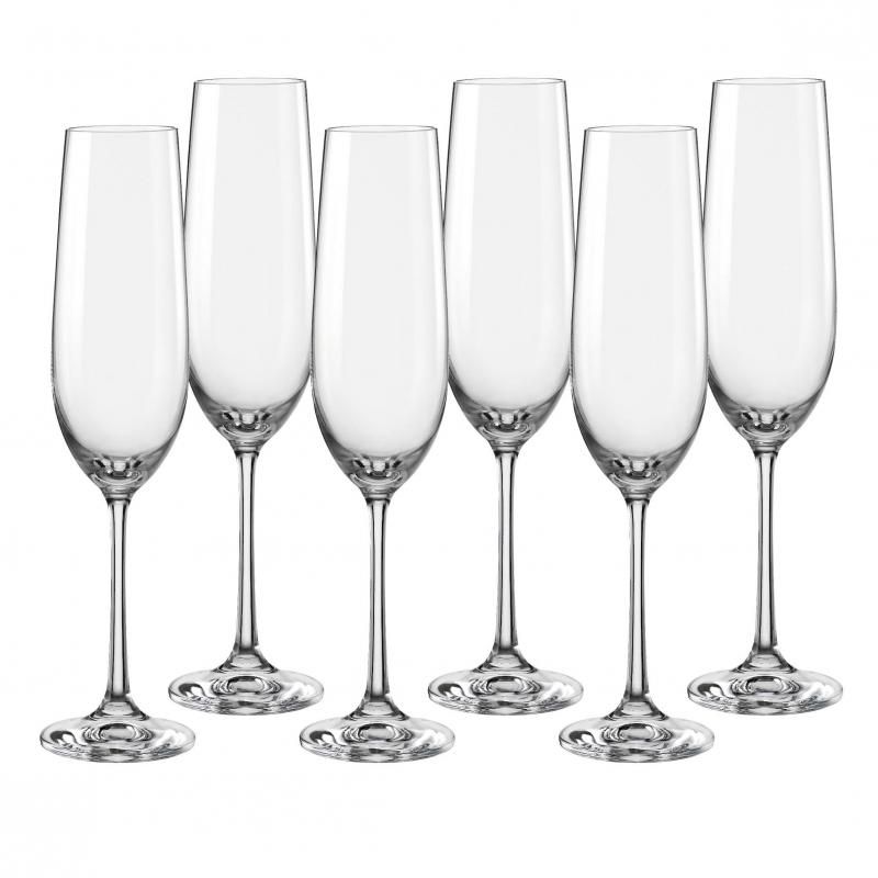 Champagne Flutes - Bohemia Viola 190ml (Set of 6)
