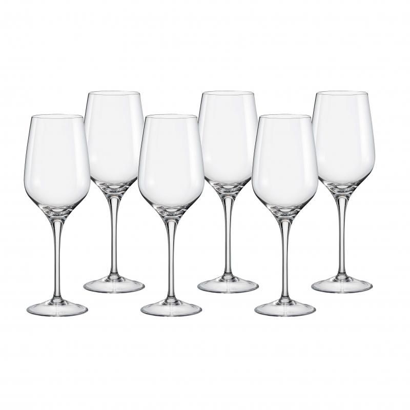 White Wine Glasses - Bohemia Rebecca 350ml (Set of 6)