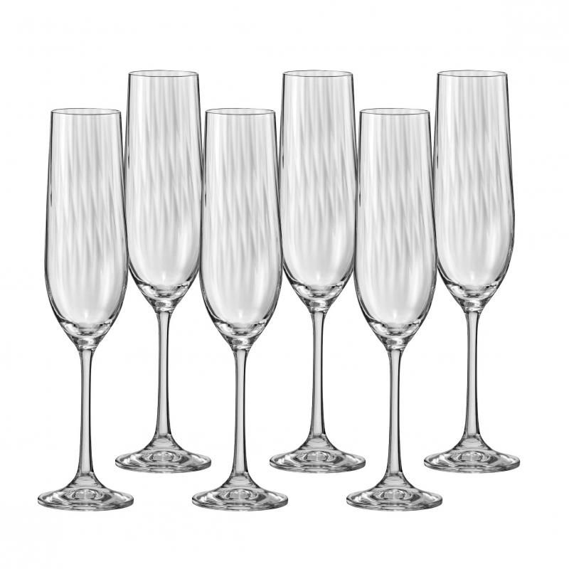 Flutes - Bohemia Waterfall 190ml (Set of 6)