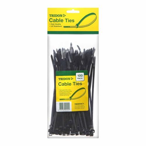 Tridon Cable Ties Pack of 100 CT204BKCD