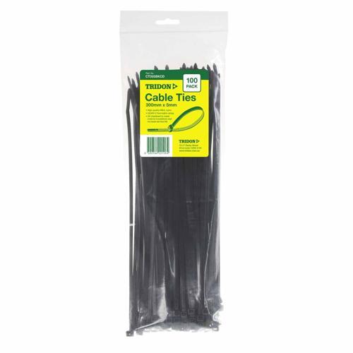 Tridon Cable Ties Pack of 100 CT305BKCD