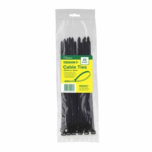 Tridon Cable Ties Pack of 25 CT358BKCD