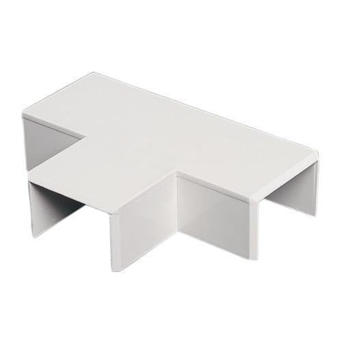 Marley Mini Trunking Flat Tee 16mm X 16mm White